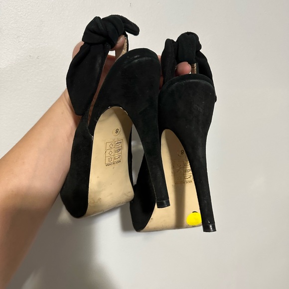 Dolce Vita lightly worn heels with bow tie back - Picture 10 of 10